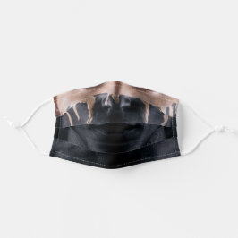 Melgende Fake-Person Mund-Nasen-Maske Aus Stoff