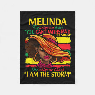 Melinda Vorname Familie Nachname Black History Mo Fleecedecke