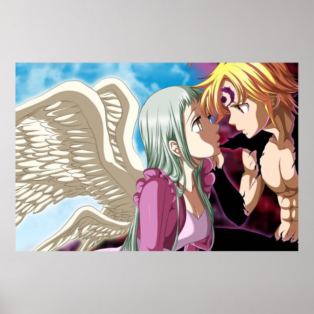 Meliodas und Elizabeth Poster (Vorne)