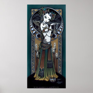 "Melita" gotisches Stammes- Poster