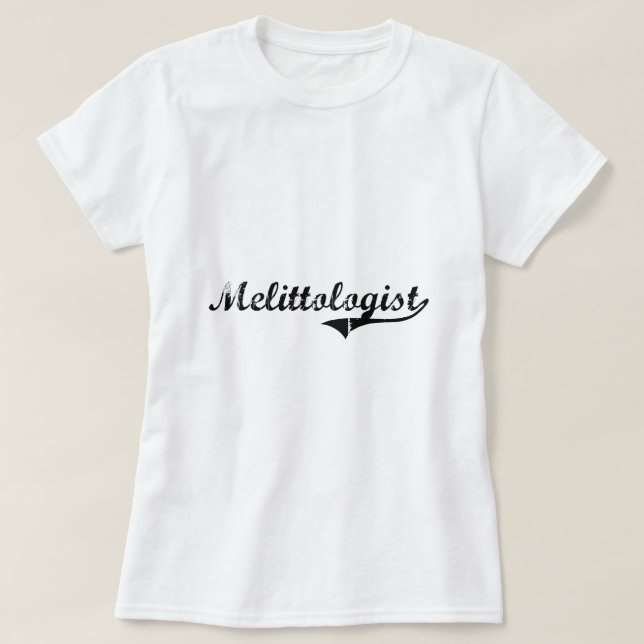Melittologist beruflicher Job T-Shirt (Design vorne)