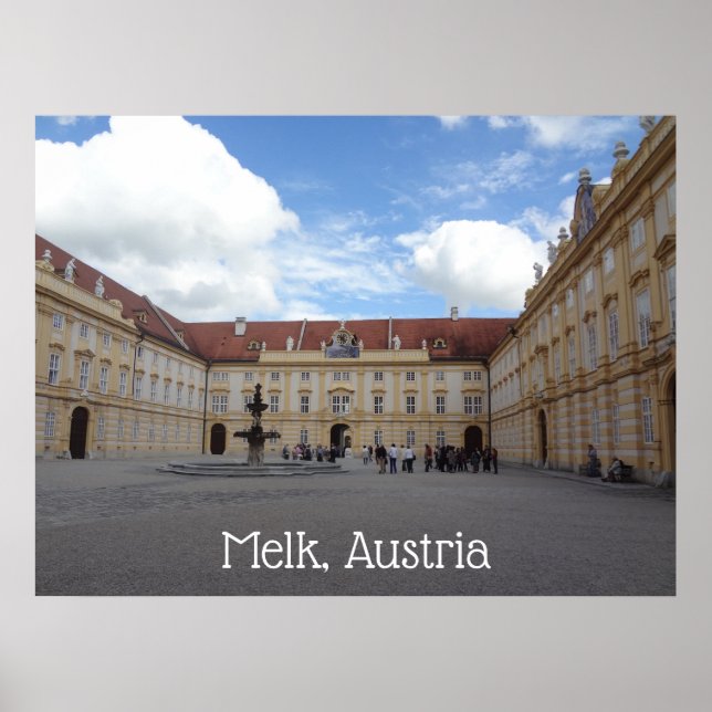 Melk Abbey Austria Poster (Vorne)