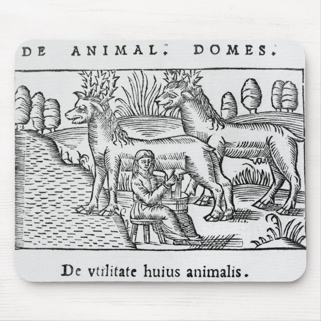 Melken der Rene Mousepad (Vorne)