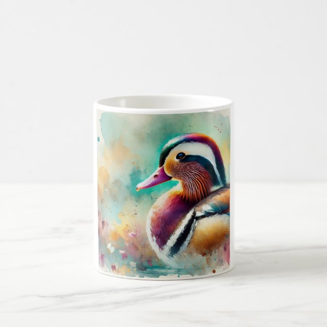 Mellers Duck 160724AREF233 - Watercolor Kaffeetasse (Mittel)