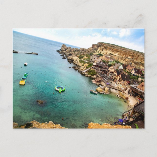 Mellieha, Malta Postkarte (Vorderseite)