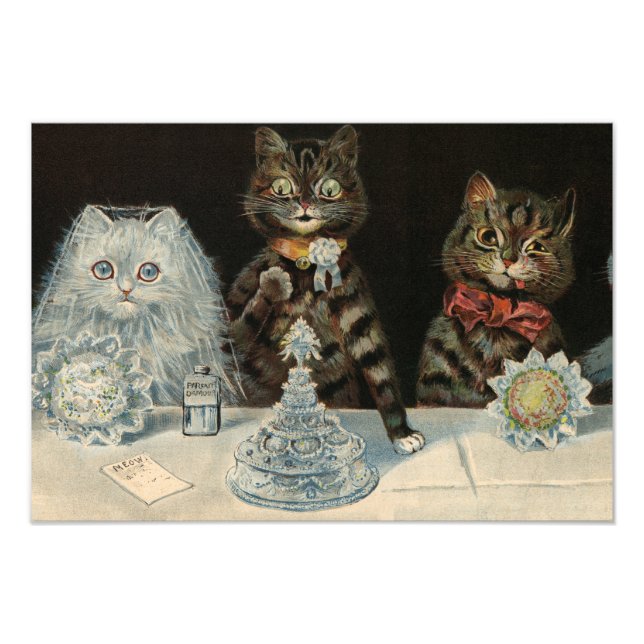 Mellin's Food Biscuits von Louis Wain Fotodruck (Vorne)