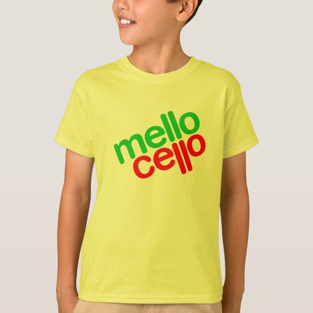 mello Cello (Kinder) T-Shirt (Vorderseite)