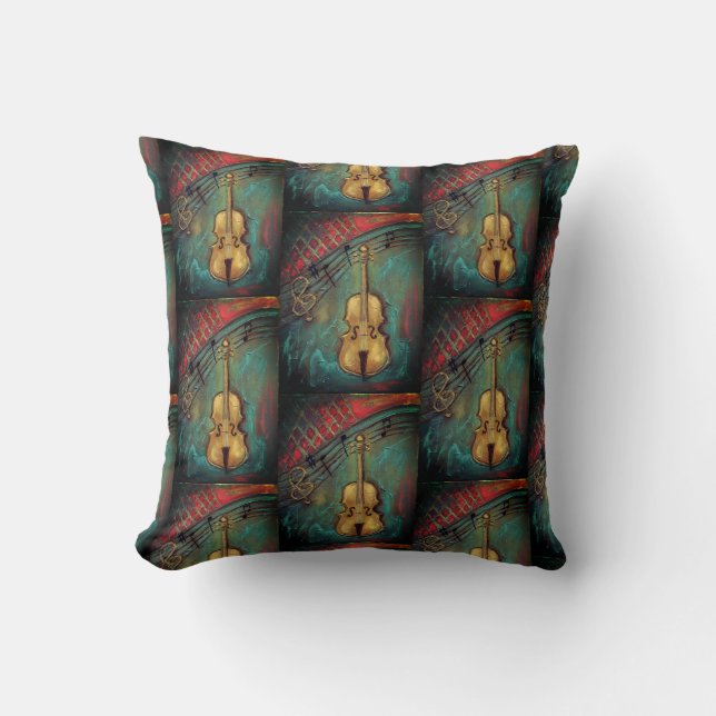 Mello Cello Throw Kissen (Vorderseite)