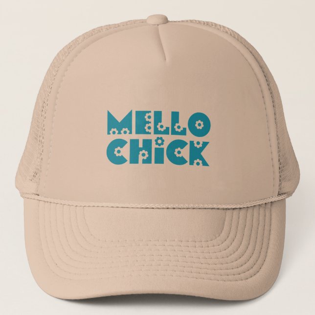 Mello Chick Truckerkappe (Vorderseite)