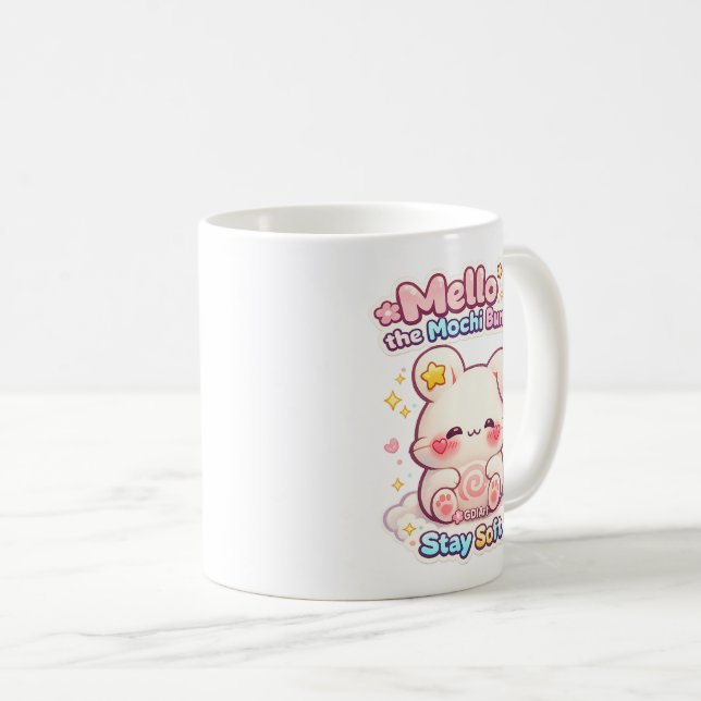 Mello das Mochi-Kaninchen Kaffeetasse (VorderseiteRechts)