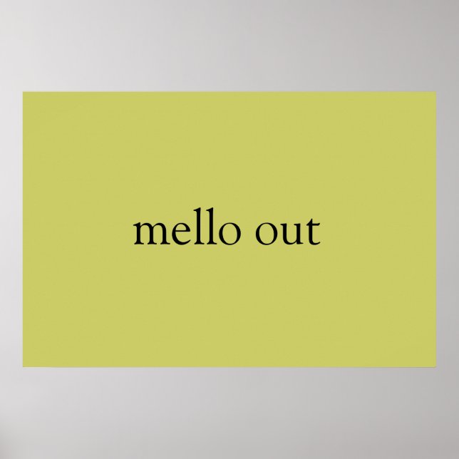 Mello Poster (Vorne)