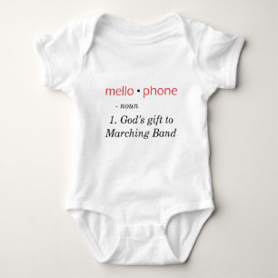 Mellophone - Gottes Geschenk zum Band Baby Strampler