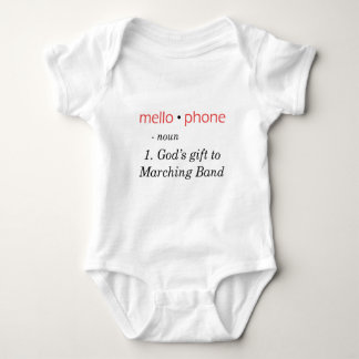 Mellophone - Gottes Geschenk zum Band Baby Strampler