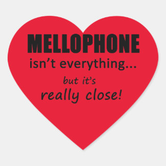 Mellophone ist nicht alles Heart Sticker