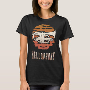 Mellophone Vintag Retro Classic Sunset Music T-Shirt