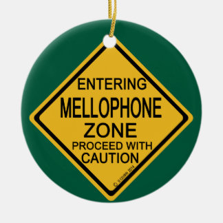 Mellophone Zone betreten Keramik Ornament