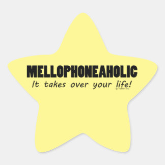 Mellophoneaholic Life Star Sticker