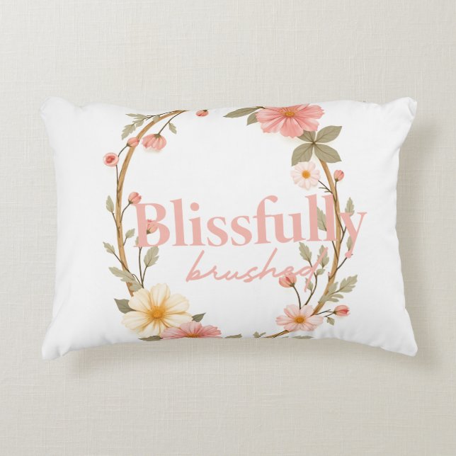Mellow Blooms Dekokissen (Vorderseite)