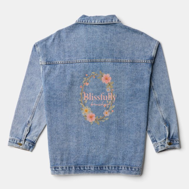 Mellow Blooms Jeansjacke (Rückseite)