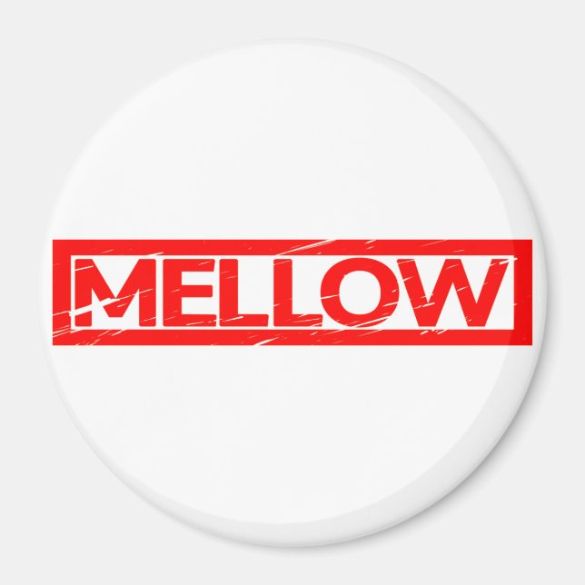 Mellow-Briefmarke Magnet (Vorne)