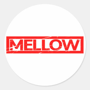 Mellow-Briefmarke Runder Aufkleber