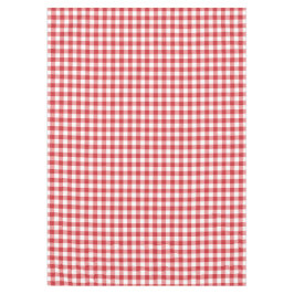 Mellow Classic Gingham - red white check plaid. Tischdecke
