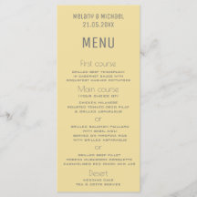 Mellow gelb schlicht minimalistisch elegant