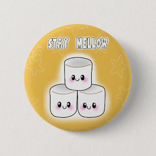 Mellow Marshmallow Bleibe Button