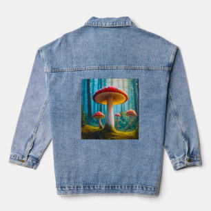 Mellow Mushroom Denim Jacket Jeansjacke