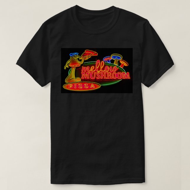 Mellow Mushroom Pizza T-Shirt (Design vorne)