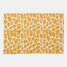 Mellow Yellow Giraffe Muster