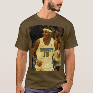 melo Anthony Vintage Gestaltung von Basketball 5 T-Shirt