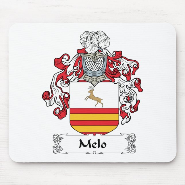 Melo Familienwappen Mousepad (Vorne)