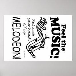 Melodeon fühlt sich wie Musik Poster