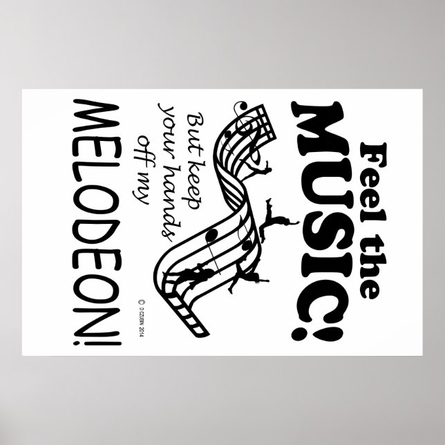 Melodeon fühlt sich wie Musik Poster (Vorne)