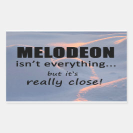 Melodeon ist nicht alles rechteckige Aufkleber