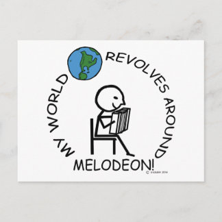 Melodeon - Weltumdrehungen Postkarte