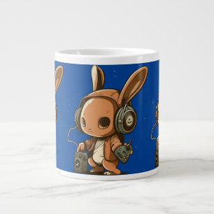 Melodic Bunny: Eine musikalische Reise Jumbo-Tasse