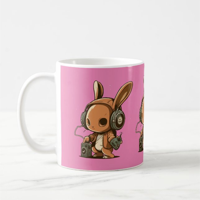 Melodic Bunny: Eine musikalische Reise Kaffeetasse (Links)
