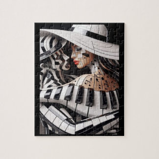 "Melodic Embrace: Eine Symphonie von Liebe Puzzle" Puzzle