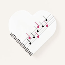 Melodie der Liebe (Linear) Notizbuch