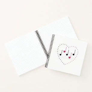 Melodie der Liebe Notizbuch