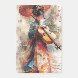 Melodie der Tradition: Die Harmonie von Kunst und  Post-it Klebezettel