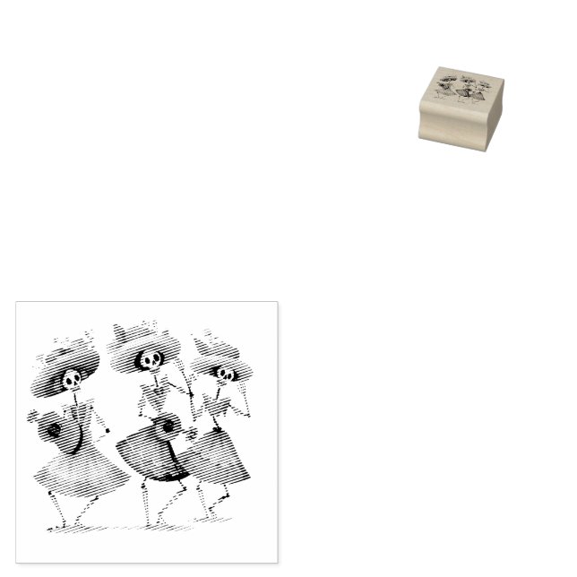 Melodie des Tanztodes, Brauch Gummistempel (Stempel)