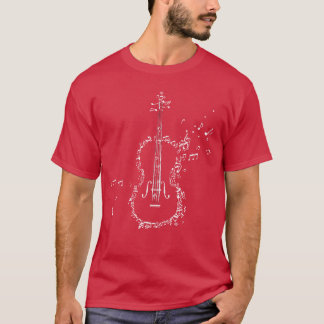 Melodie Musik Geschenk Violin Freunde Junge T-Shirt
