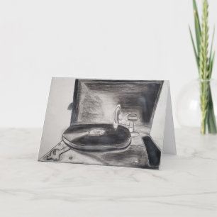 "Melodien der Zeit" Geburtstagskarte Karte