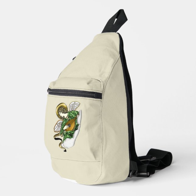 Melodischer Engel der Harmonie Crossbody Bag (Rechte Ecke)