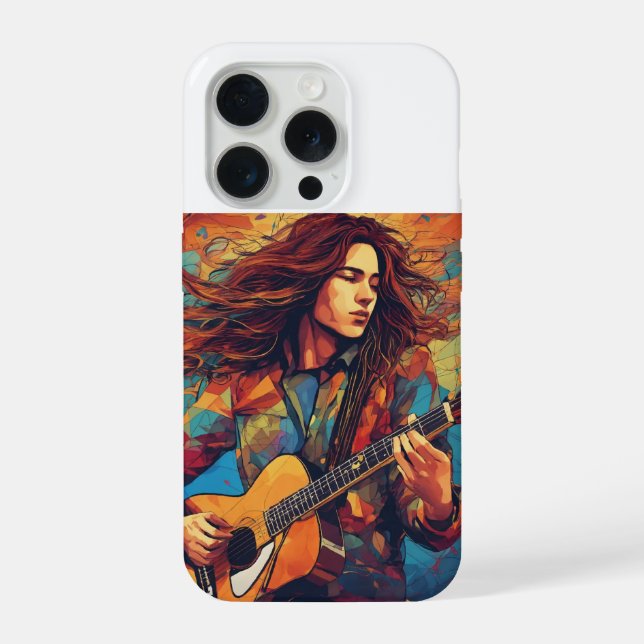 Melodischer Wirbelwind iPhone Hülle (Rückseite)