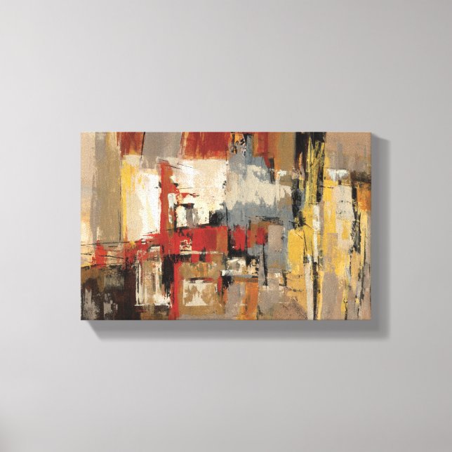 Melody für Gitarre und Sax Leinwanddruck (Vorderseite)