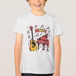 Melody maker music club Tri-Blend shirt